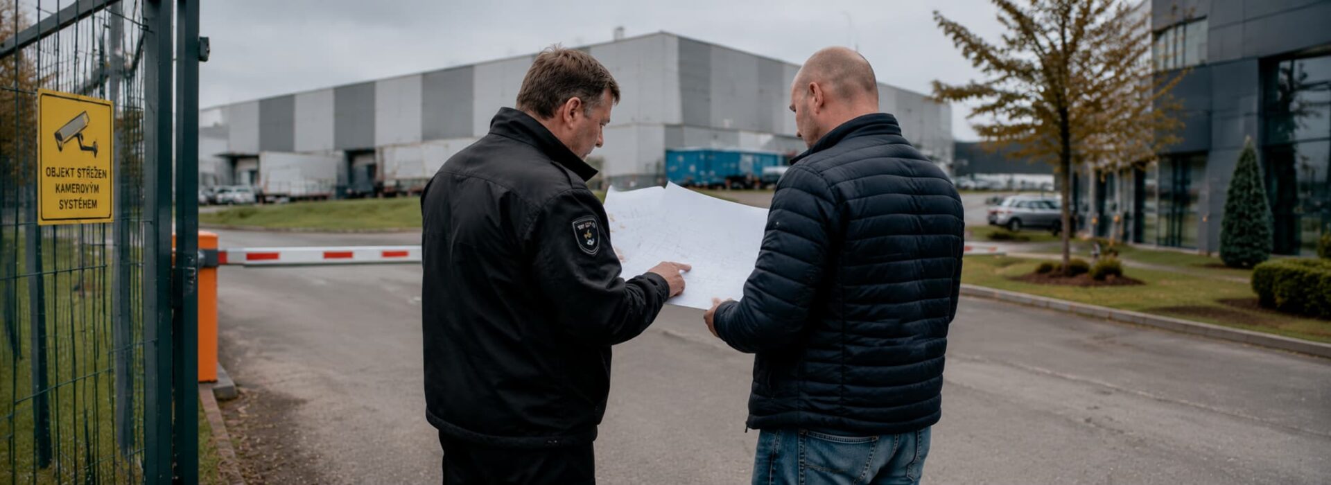 Spolehlivá bezpečnostní agentura plánuje ostrahu objektu přímo na místě